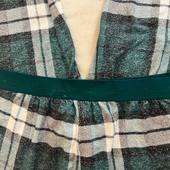 PINK Green Plaid Sleep Pants - Picture 3 of 4